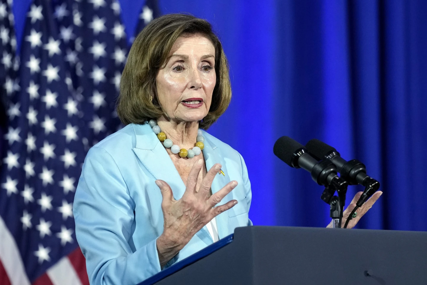 Nancy Pelosi Hospitalized Injury After Overseas Trip