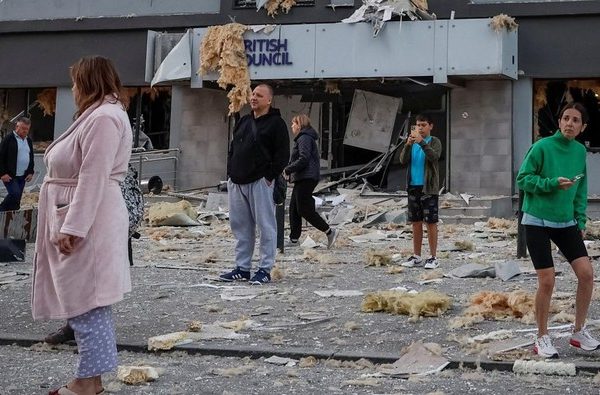 EU Mission Damaged in Russian Attack in Kyiv EU
